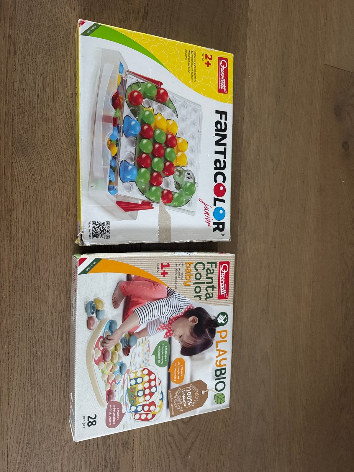 2 STUKS Quercetti FantaColor Junior & Baby - Educatief, Kinderen en Baby's, Ophalen of Verzenden, Gebruikt, Knutselen