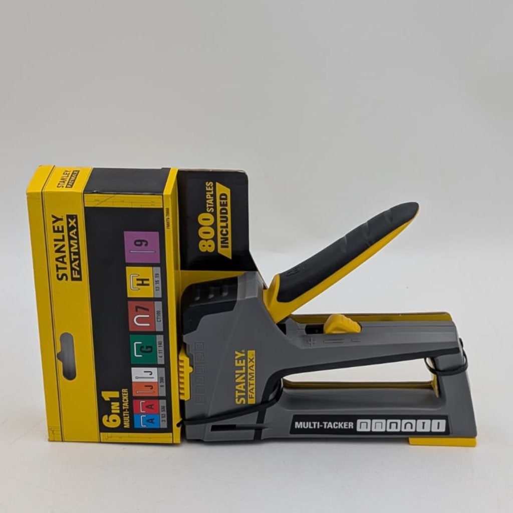 Stanley Fatmax 6 in 1 Multitacker met nietjes - Nieuw, Stanley, Zo goed als nieuw, Support@stanley.com, 1000 Stanley Drive, New Britain, 
CT 06053
USA