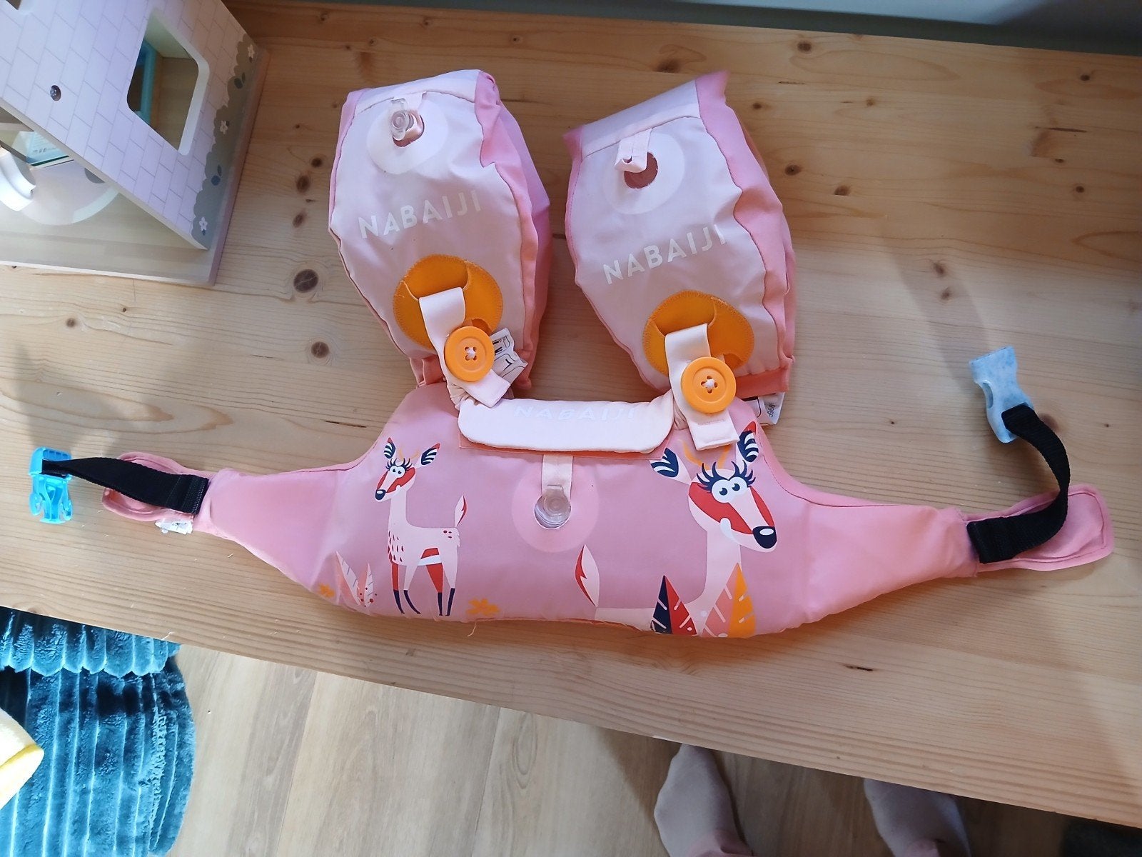 Zwembandjes met borststuk nabaiji 15-30kg, Ophalen, Zo goed als nieuw, Nabaiji, Jongen of Meisje