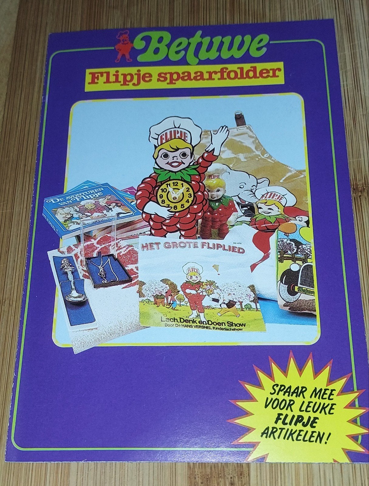 Vintage Betuwe Flipje Spaarfolder (ca. 1988) –, Ophalen of Verzenden, Zo goed als nieuw, Overige typen