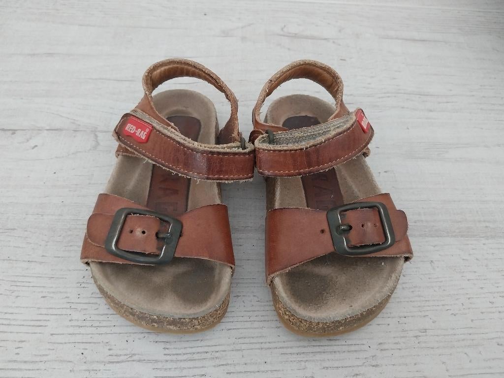 Red Rag bruin leren sandalen maat 22, Gebruikt, Red Rag, Jongen of Meisje, Schoenen