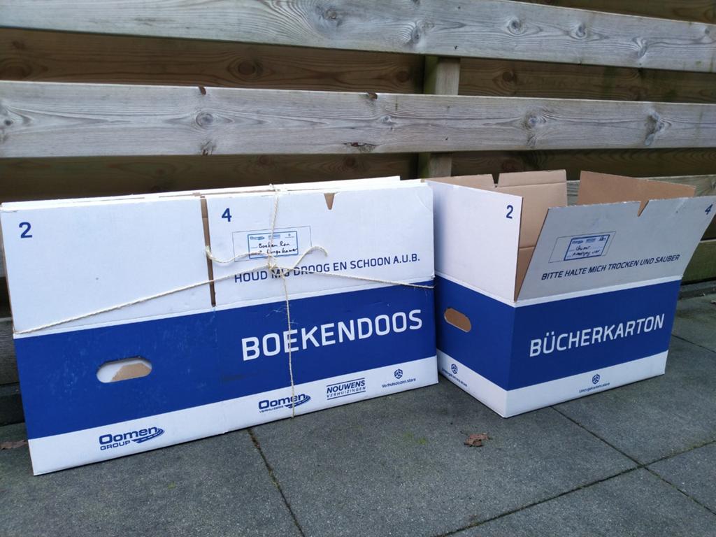 Boekendozen verhuisdozen, 37 st, Ophalen, 40 tot 60 cm, 50 tot 75 cm, 35 tot 50 cm