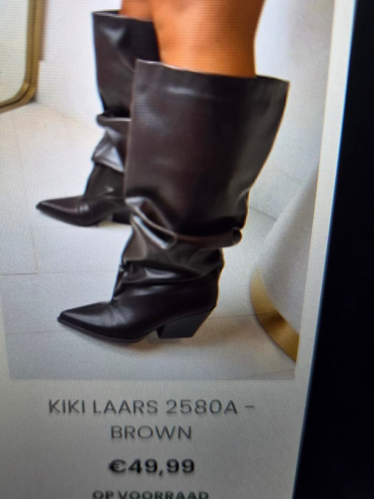 Nieuwe bruine laarzen, maat 36, Ophalen, Nieuw, Bruin, Hoge laarzen