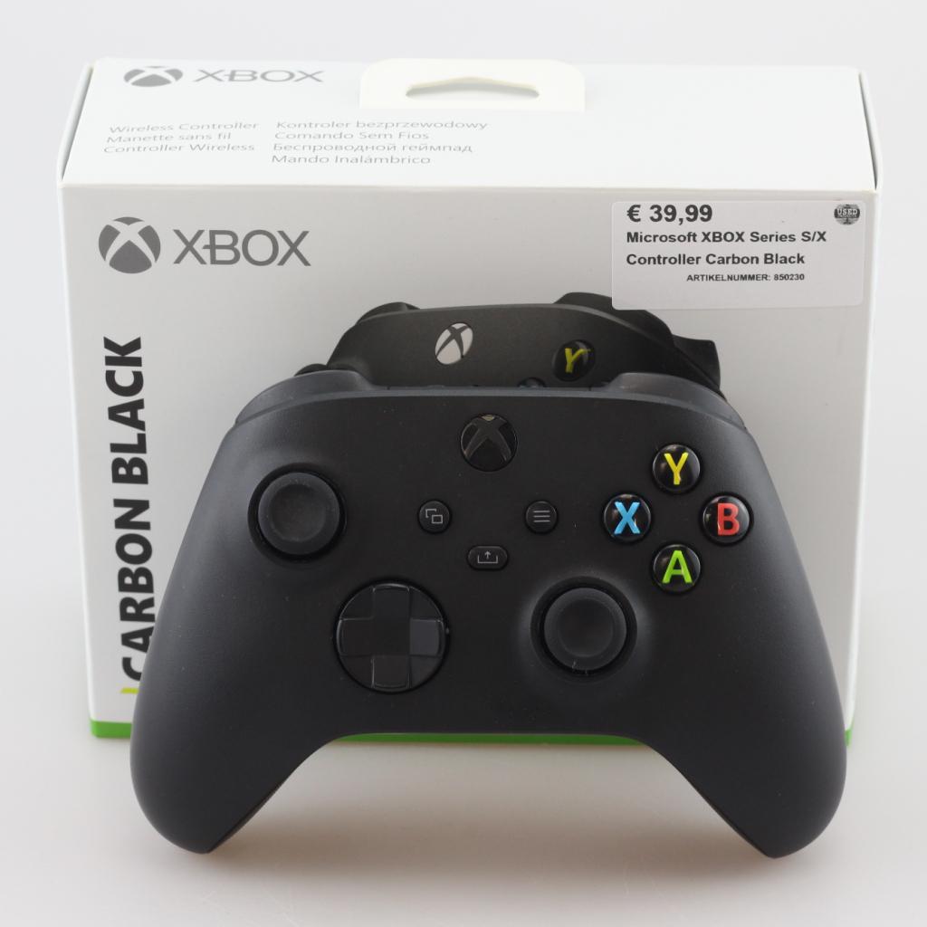 XBOX Series S/X Controller Carbon Black, Spelcomputers en Games, Spelcomputers | Xbox | Accessoires, Zo goed als nieuw