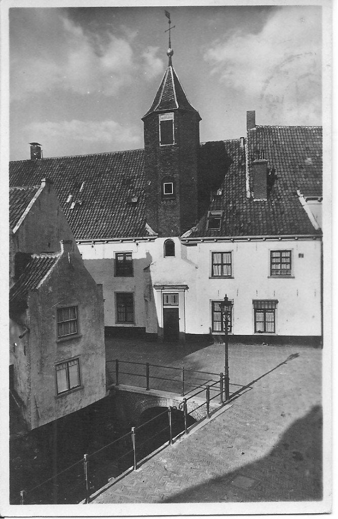 Oude Ansichtkaart Amersfoort Sluisje 1945, Ophalen of Verzenden, 1940 tot 1960, Gelopen, Utrecht
