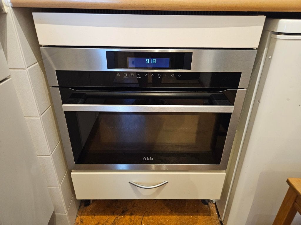 Inbouw cobmi oven AEG, Ophalen, 45 tot 50 cm, Gebruikt, AEG