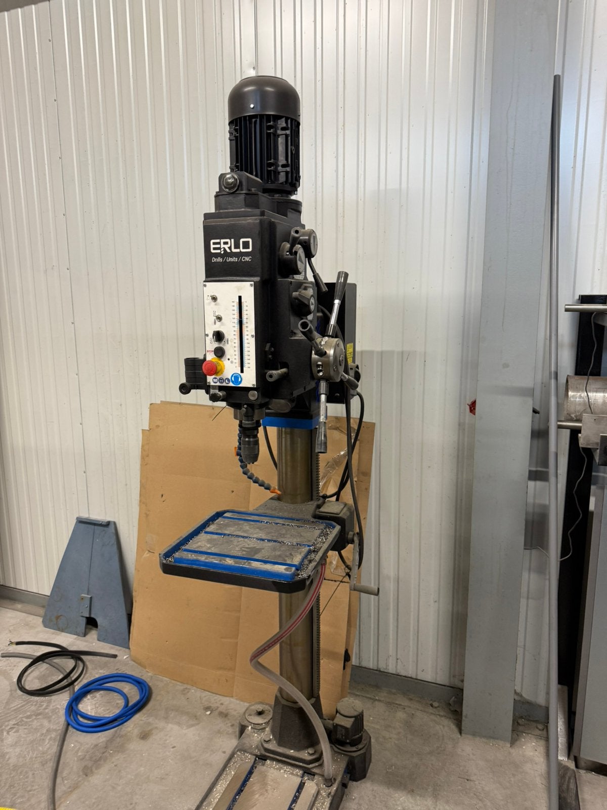 Erlo boor/tap kolomboor machine, Doe-het-zelf en Verbouw, Gereedschap | Boormachines, Ophalen of Verzenden, Zo goed als nieuw