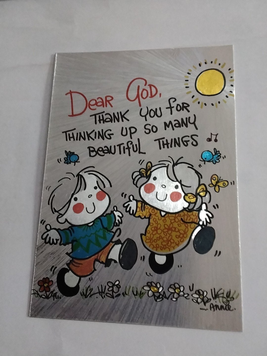 Dear God, Thank You for many beautiful things, Ophalen of Verzenden, 1980 tot heden, Ongelopen