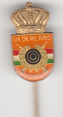 KNSA Nederland vintage speld emaille, Verzenden, Zo goed als nieuw, Overige onderwerpen