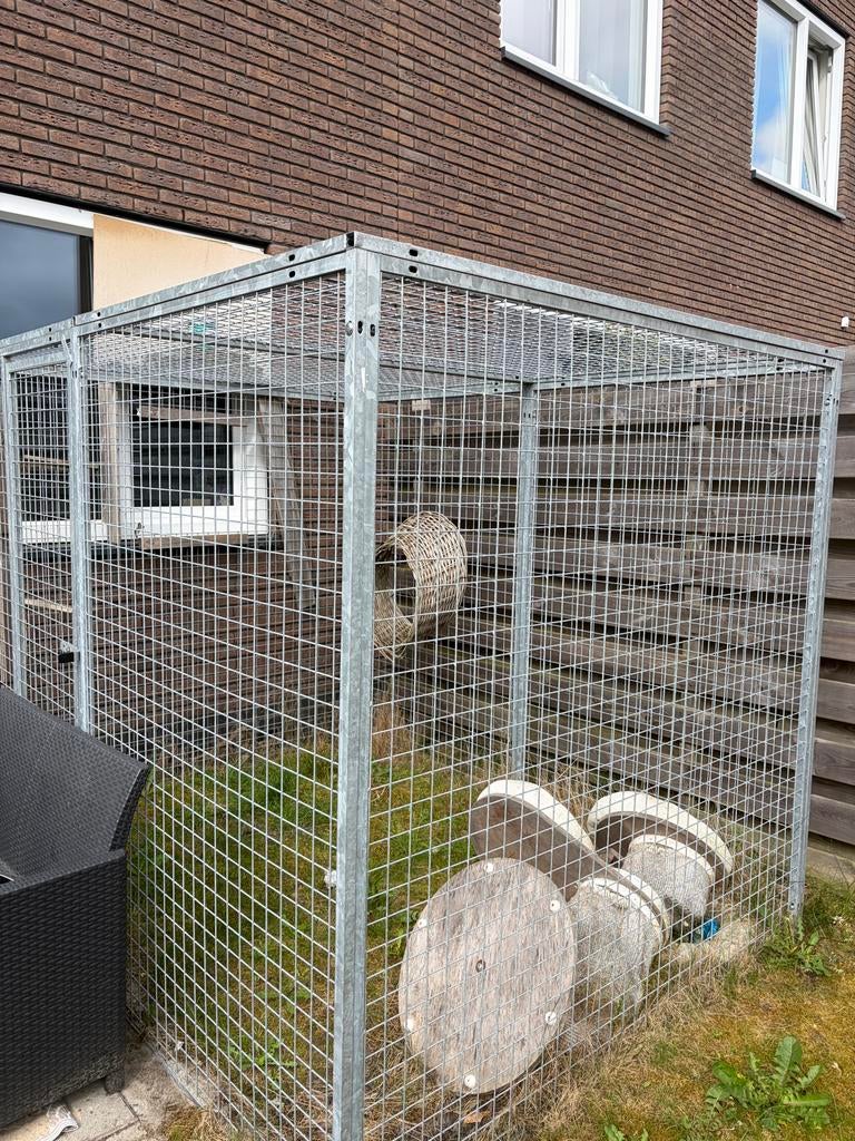 Kattenren gegalvaniseerd, Dieren en Toebehoren, Katten-accessoires, Ophalen, Zo goed als nieuw