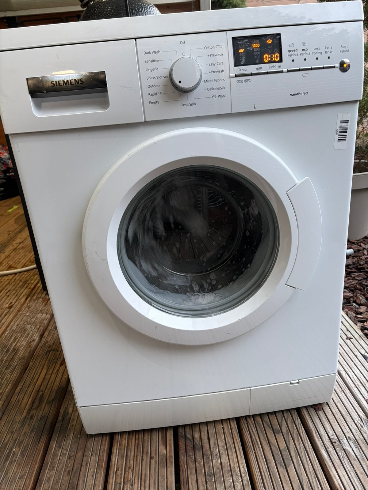 Siemens wasmachine 7KG, Witgoed en Apparatuur, Ophalen, Zo goed als nieuw, 85 tot 90 cm, 1200 tot 1600 toeren
