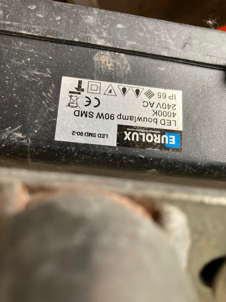 Bouwlamp, Ophalen of Verzenden, Zo goed als nieuw, Lamp