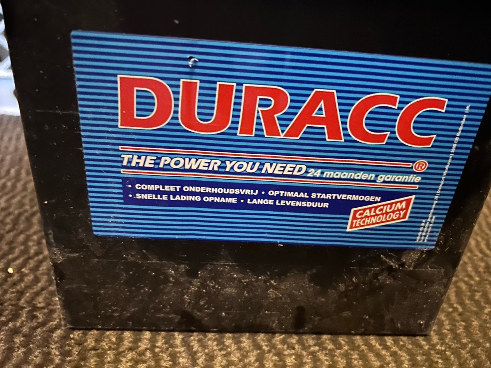 Duracc Startaccu 35Ah 12V, Ophalen, Gebruikt, Universele onderdelen