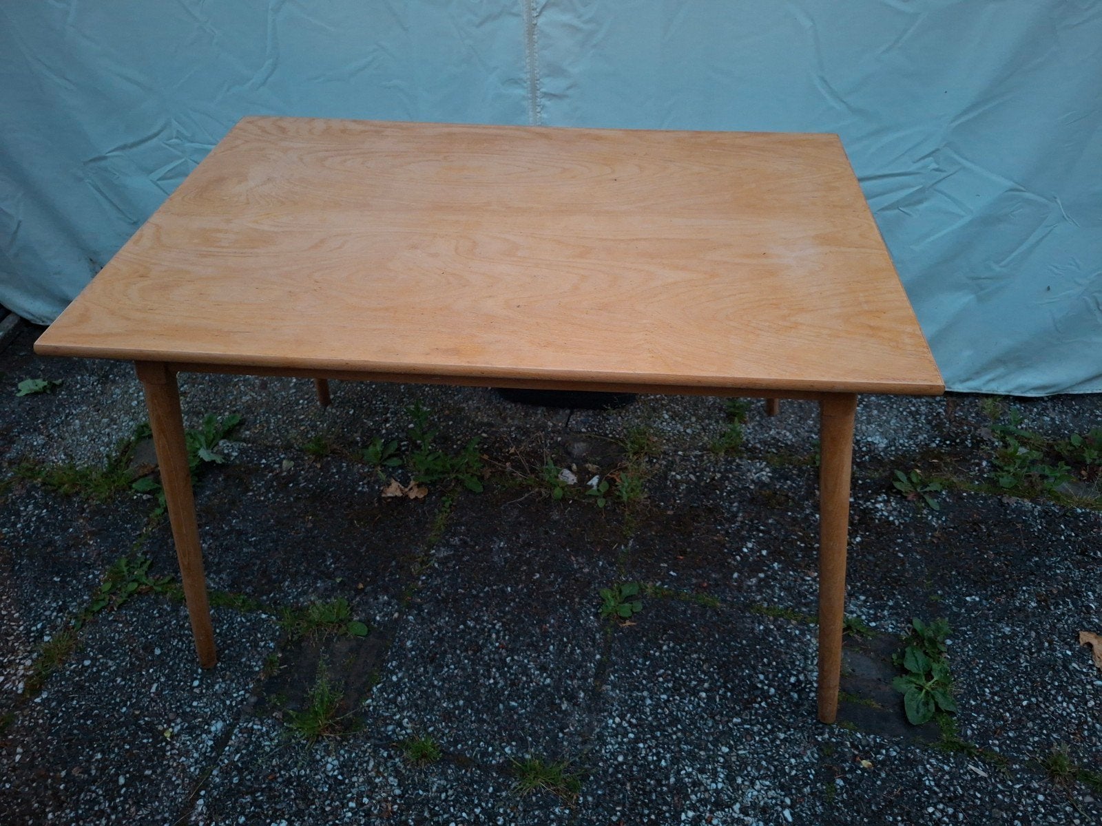 GRATIS Houten tafel, Ophalen, Gebruikt, 50 tot 100 cm, Eenvoudig