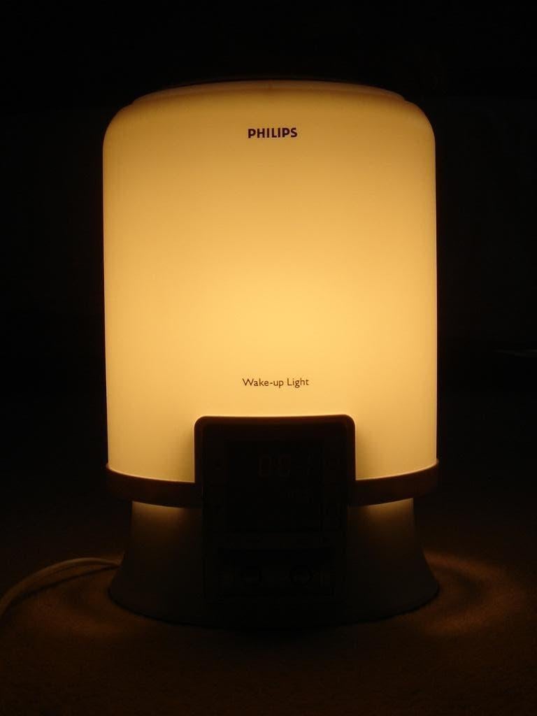 Philips Wake-Up Light HF3461 met radio 100W lamp, Ophalen, Gebruikt, Digitaal