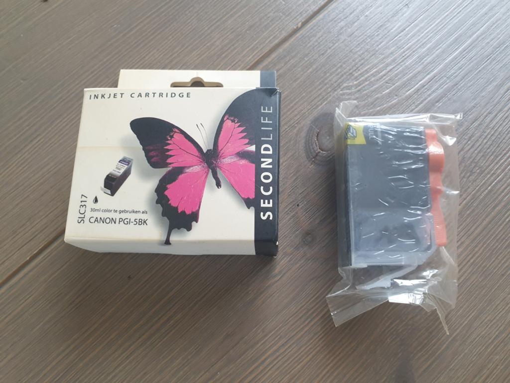 Nieuwe inktcartridge zwart voor Canon pgi-5bk, Ophalen of Verzenden, Nieuw, Cartridge, Canon