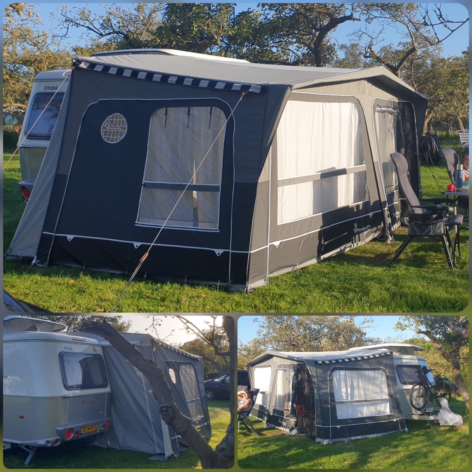 Isabella voortent + tapijt voor Eriba Touring 310/410/510, Ophalen of Verzenden, Zo goed als nieuw