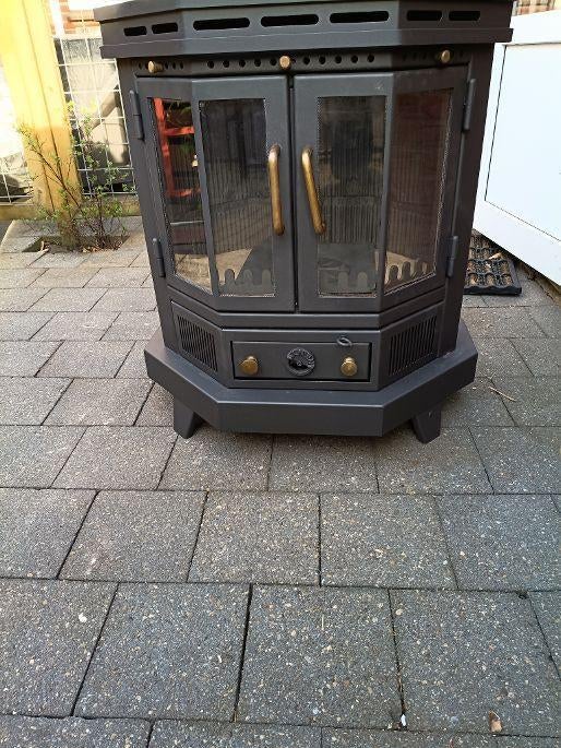 prachtige izgst RENY OSLO XL 8 kw houtkachel allesbrander, Ophalen, Gebruikt, Houtkachel, Vrijstaand