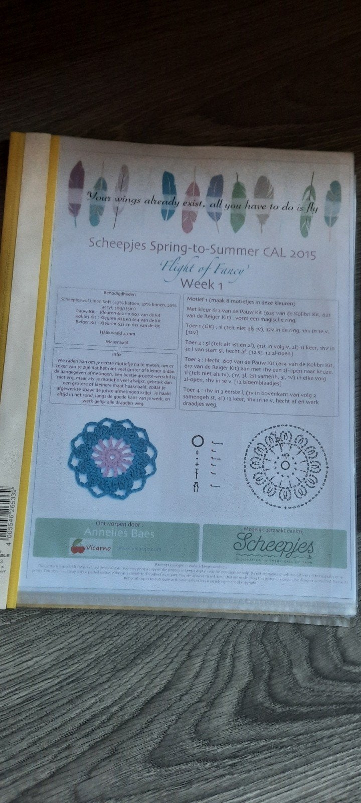 Scheepjes spring to summer cal 2015, Hobby en Vrije tijd, Ophalen of Verzenden, Nieuw, Breien of Haken, Wol of Garen