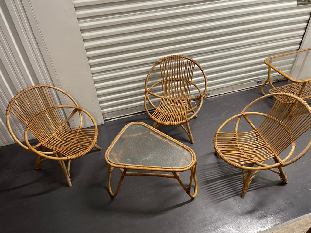 Rohe Noordwolde Rotan stoelen salontafels, Ophalen of Verzenden