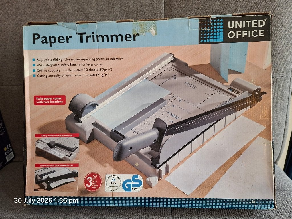 United Office Twin Papiersnijder KH4436 - Nieuw in Doos, Ophalen of Verzenden, Nieuw