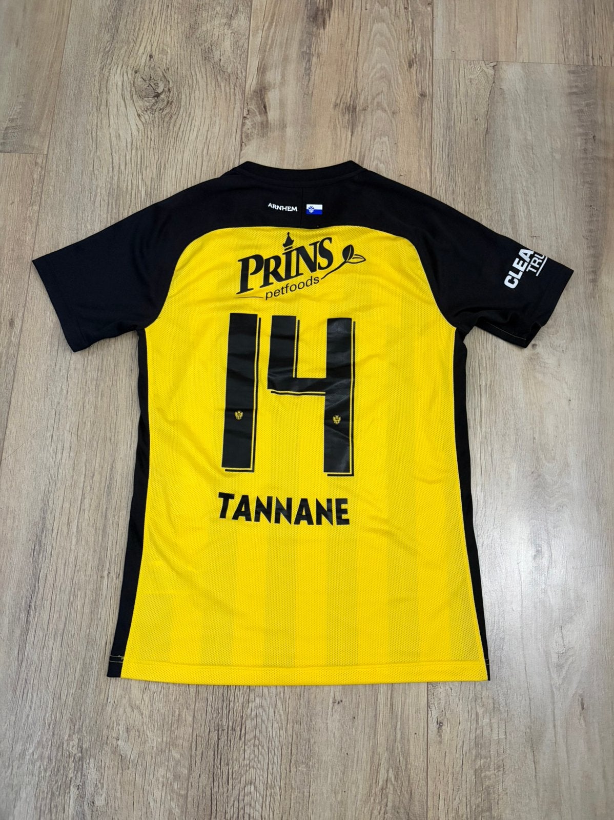 Vitesse 2020/21 thuisshirt, Geel, Ophalen of Verzenden, Zo goed als nieuw, Voetbal