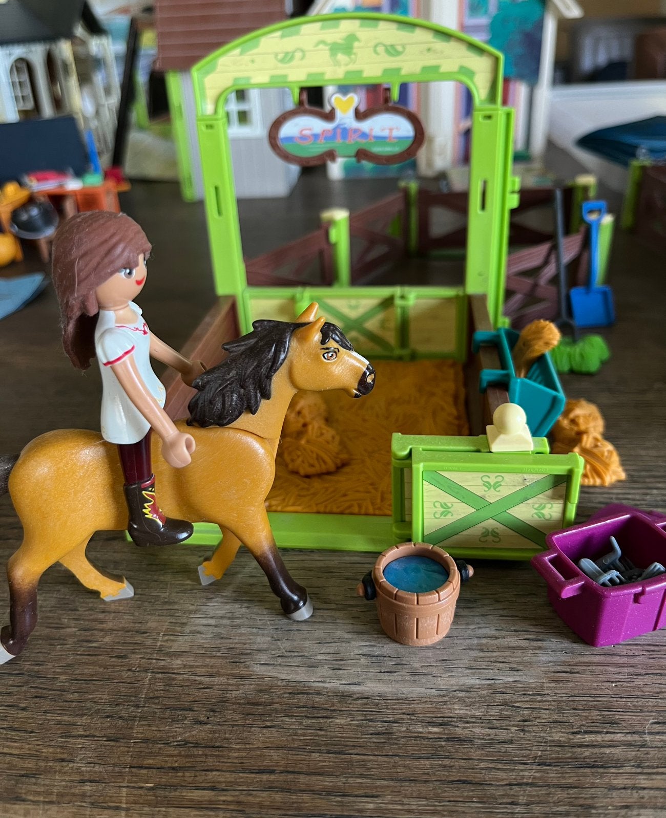 Playmobil Spirit met stal en Lucky (9478), Ophalen, Gebruikt