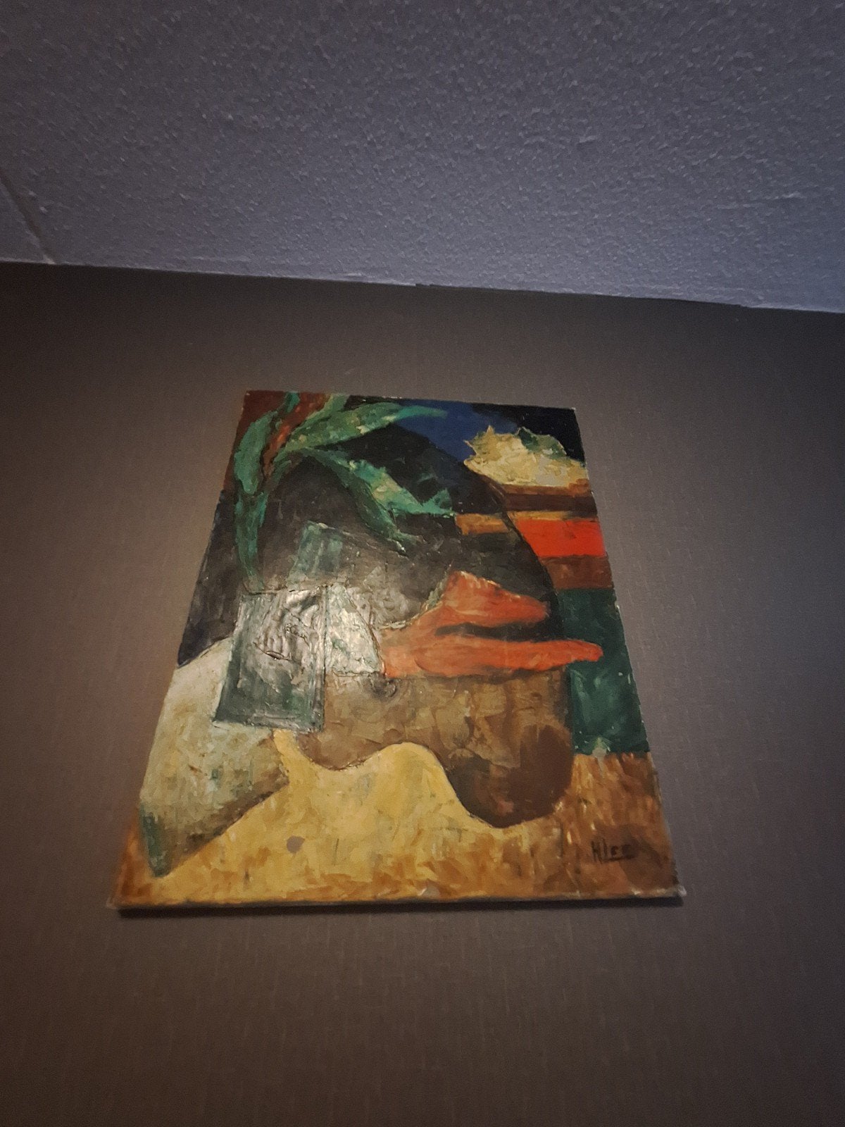 GELIJK OPHALEN!Uniekschilderij KubismeGesigneerdH.Lee40x50cm, Antiek en Kunst, Ophalen, Abstract, Gesigneerd, Olieverf
