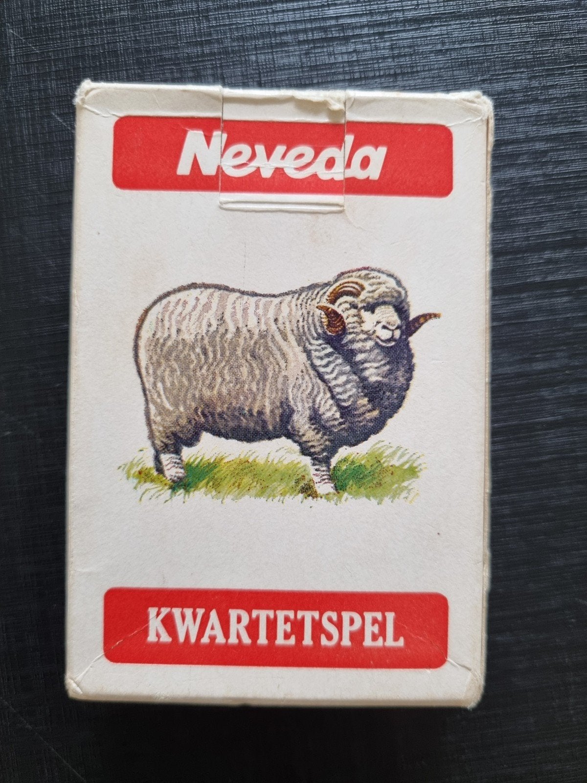 Vintage Nevada breiwol kwartetspel, Verzamelen, Speelkaarten, Jokers en Kwartetten, Ophalen of Verzenden, Gebruikt, Kwartet(ten)
