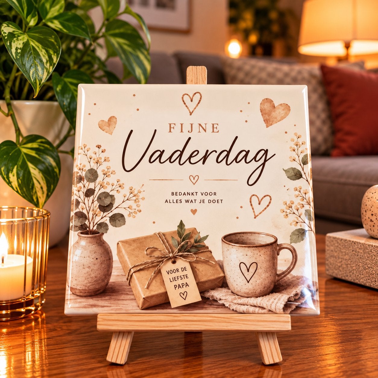 Tegeltje vaderdag, Ophalen of Verzenden, Nieuw