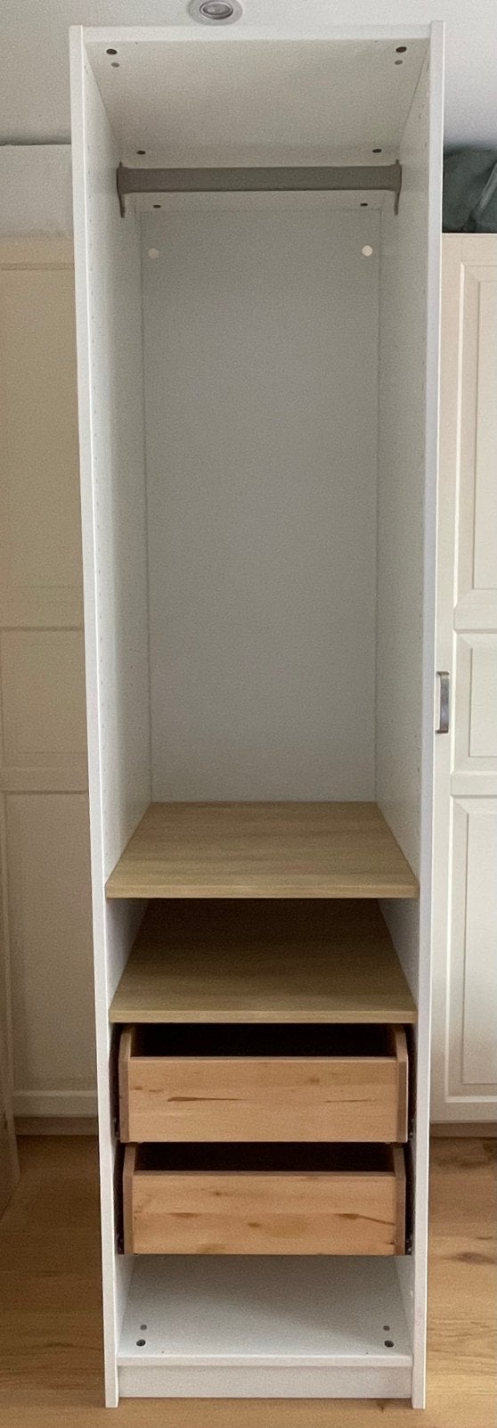 Pax kledingkast 50 x 58 x 201 + lades, planken, kledingroede, Huis en Inrichting, Kasten | Kledingkasten, Ophalen, 200 cm of meer