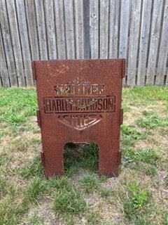 Vuurkorf harley davidson, Ophalen, Gebruikt