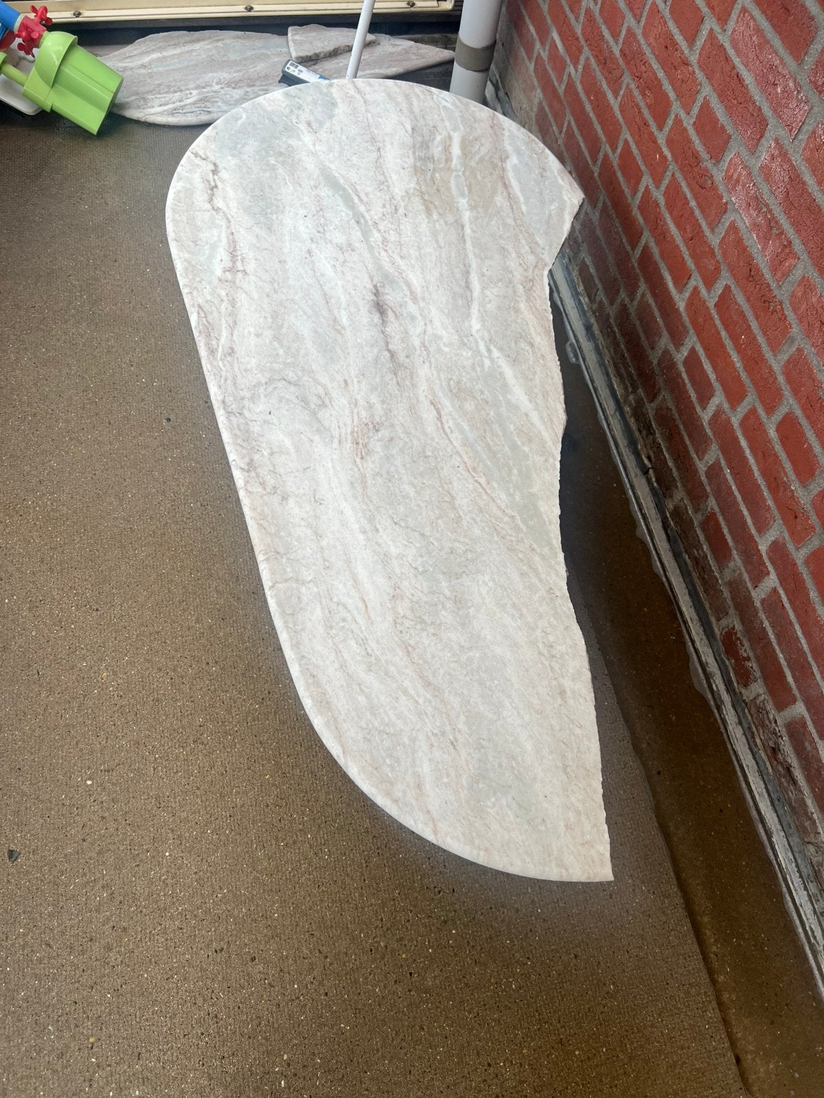 Marmeren tafel, gratis ophalen (nieuwprijs 1200 euro), Ophalen, Rechthoekig, 50 tot 100 cm, Minder dan 50 cm