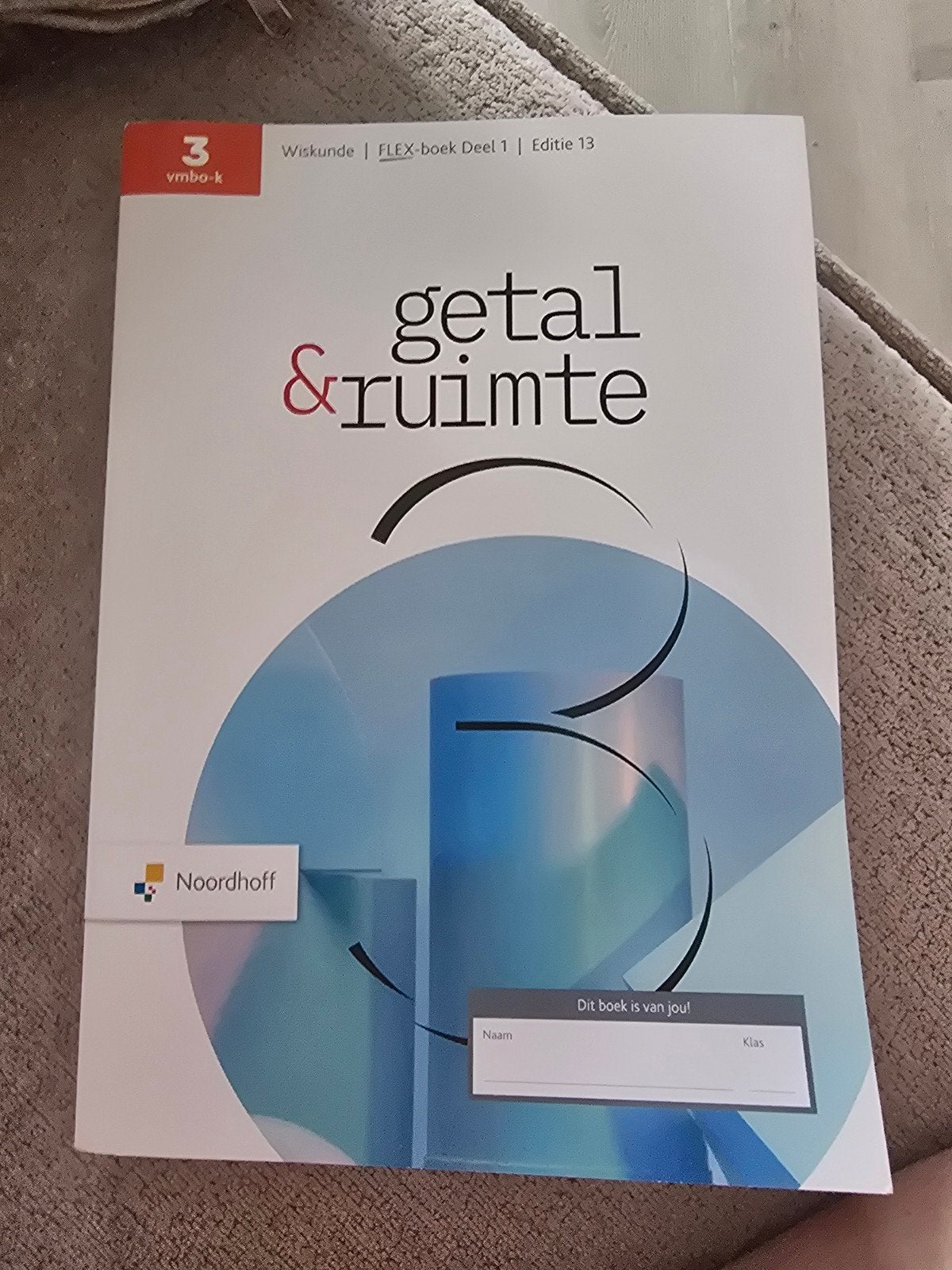 Splinternieuw schoolboek Wiskunde vmbo-k deel 1, Boeken, Ophalen of Verzenden, Nieuw