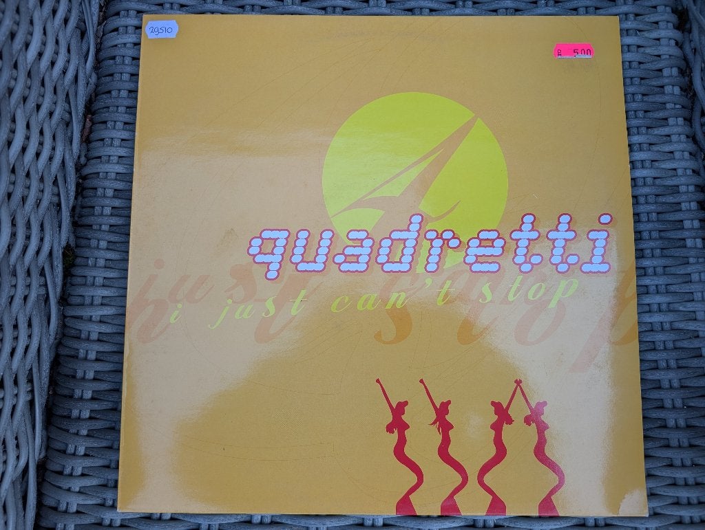 Maxi single - Quadretti - I just can't stop, Ophalen of Verzenden, Zo goed als nieuw, Dance en House