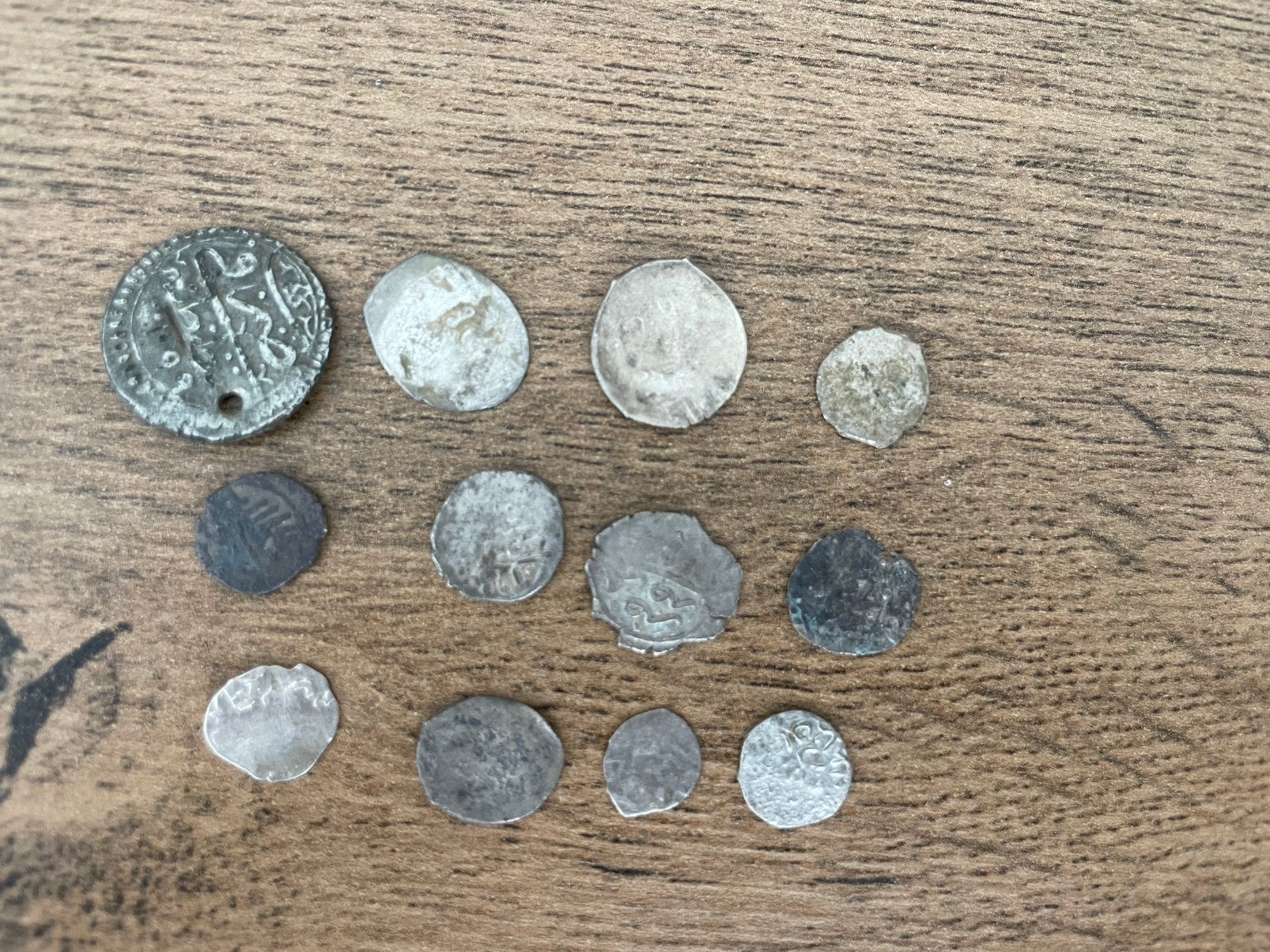 Bodemvondst Ottomaanse zilveren muntjes #2, Postzegels en Munten, Munten en Bankbiljetten | Verzamelingen, Ophalen of Verzenden