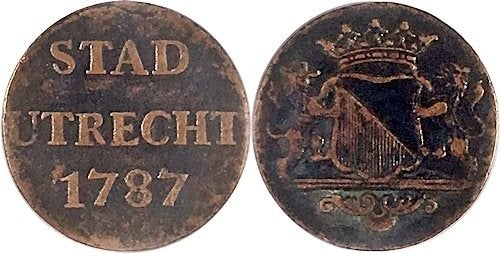 Duit Utrecht 1787, Postzegels en Munten, Verzenden, Vóór koninkrijk, Overige waardes