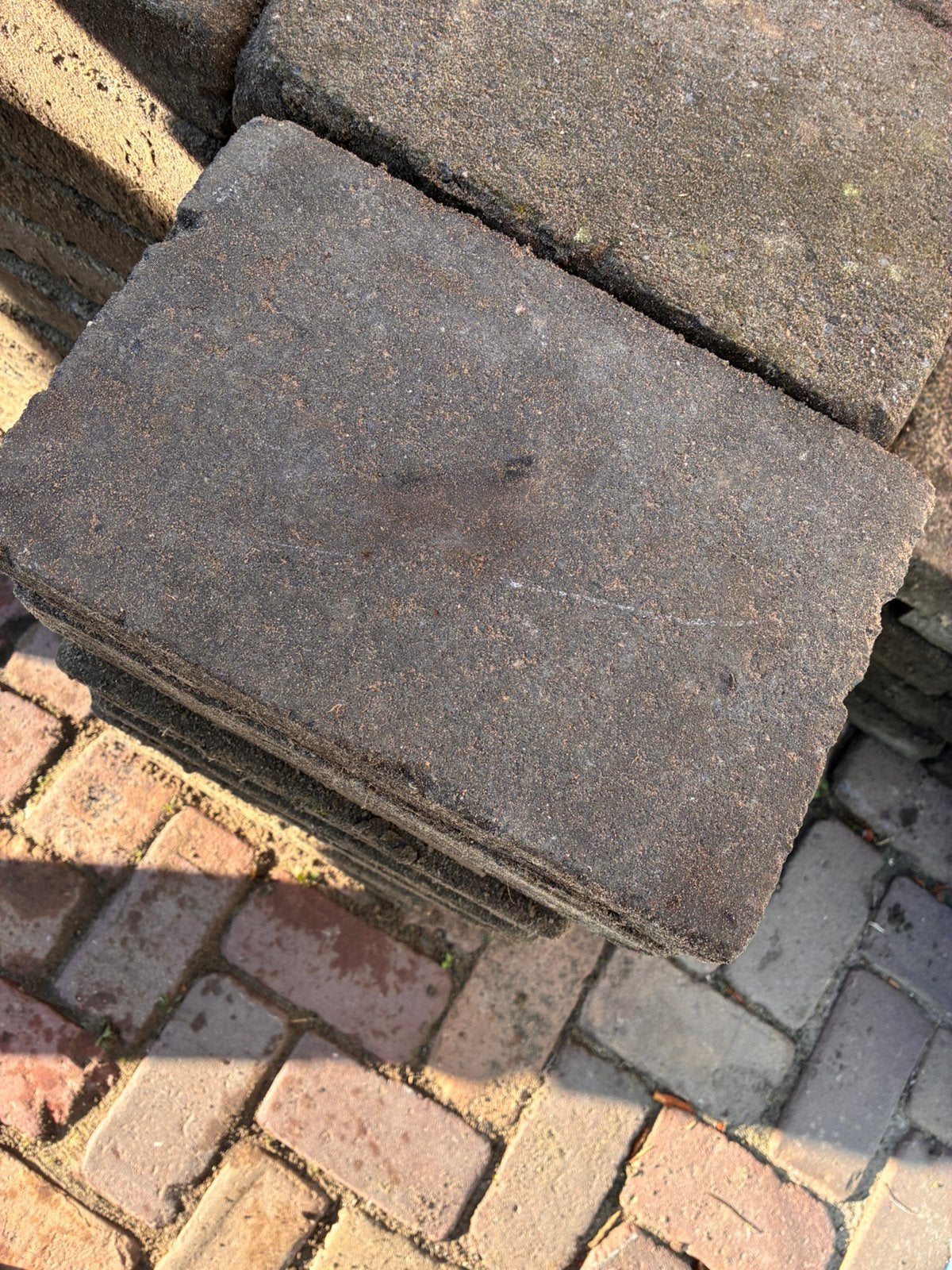 20m2 tegels 20x30 cm GRATIS, Ophalen, Zo goed als nieuw, Beton, Terrastegels
