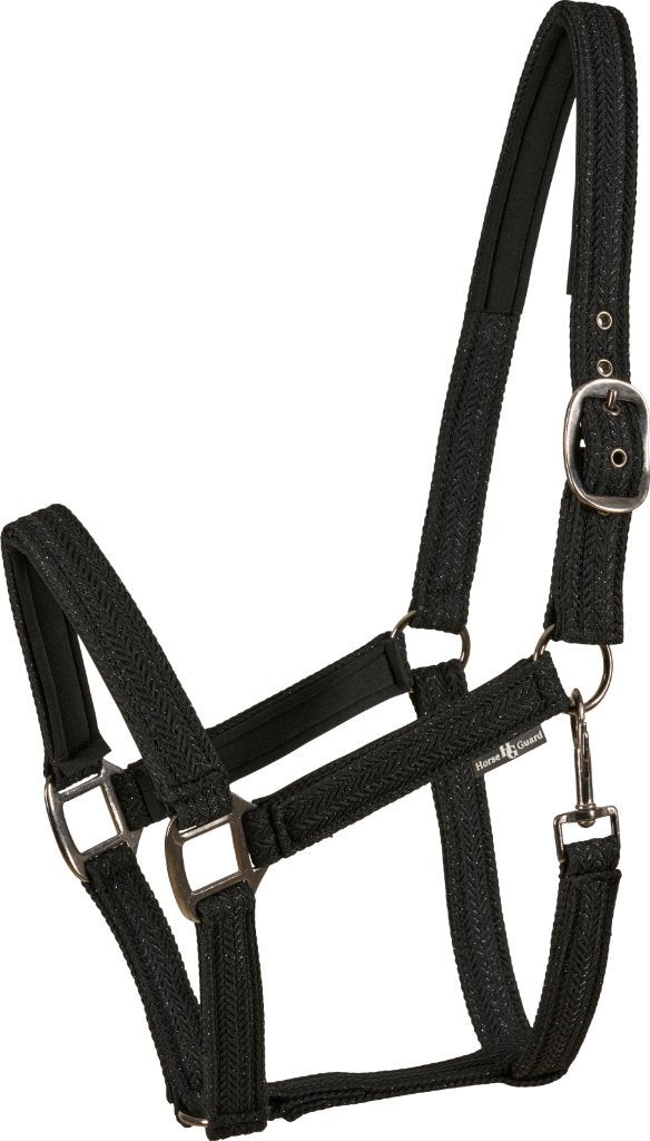 Horse Guard Jewel Halster, zwart met bling, Pony, Cob, Full, Dieren en Toebehoren, Paarden en Pony's | Hoofdstellen en Tuigage