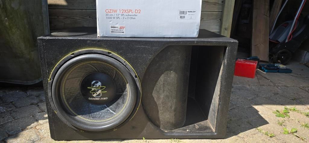 Ground zero 12 inch spl subwoofer, Auto diversen, Autospeakers, Zo goed als nieuw, Ophalen