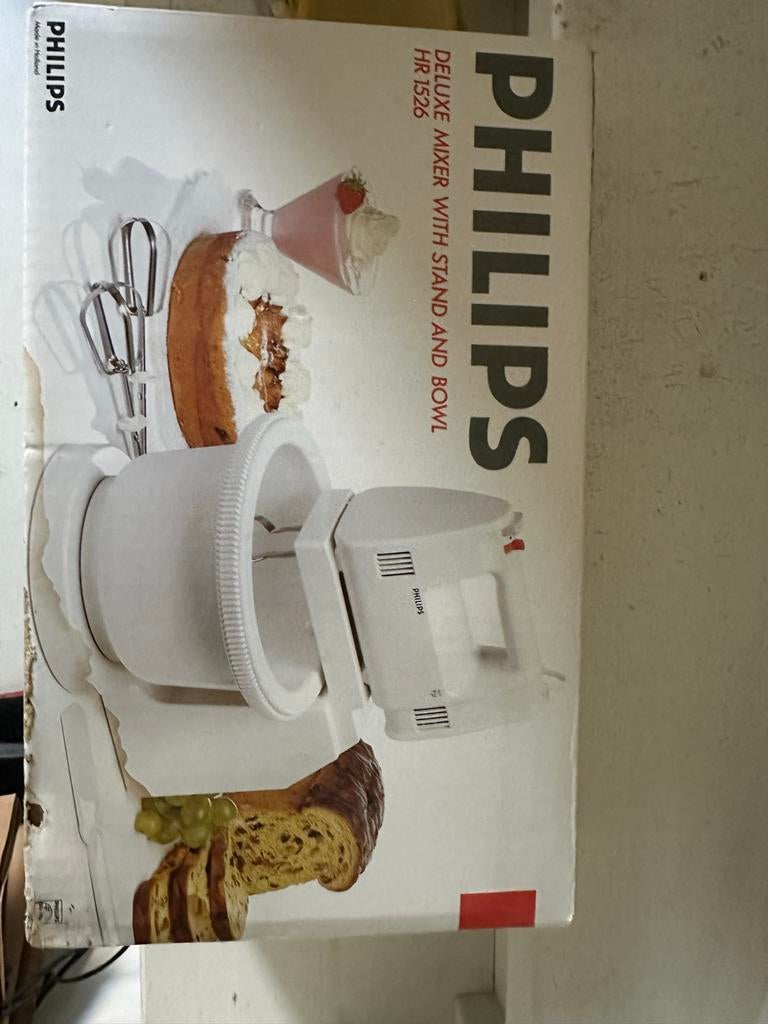 Philips Elektrische Mixer HR 1526 - Zo goed als nieuw, Witgoed en Apparatuur, Keukenmixers, 1 tot 2 liter, Ophalen of Verzenden