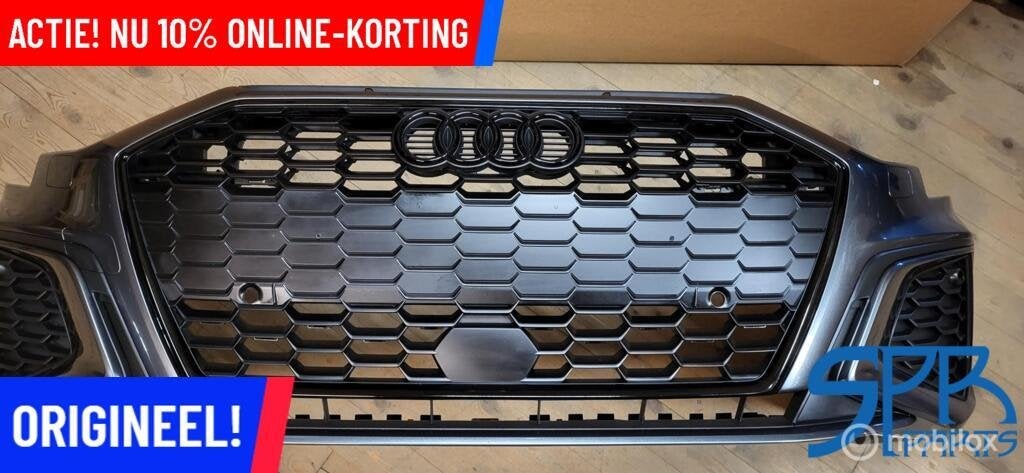 VOORBUMPER AUDI A3 8Y S-line BLACKPACK GRILLE LZ7S SRA 6XPDC, Audi, Nieuw, Audi, Ophalen of Verzenden