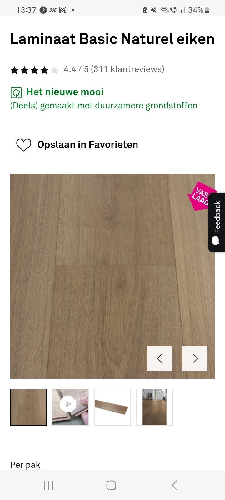 Laminaat Basic Naturel eiken - Karwei, Doe-het-zelf en Verbouw, Ophalen