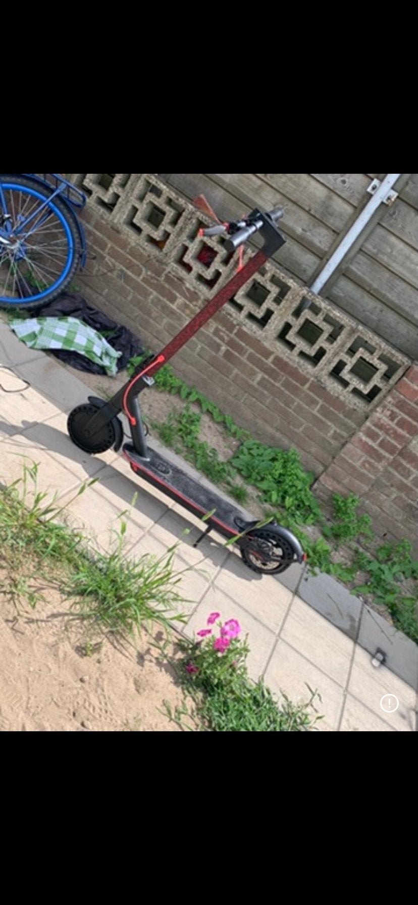 Custom Xiaomi M365 E-step - Carbon Rood, Mat Zwart, Ophalen, Gebruikt, Elektrische step (E-scooter)