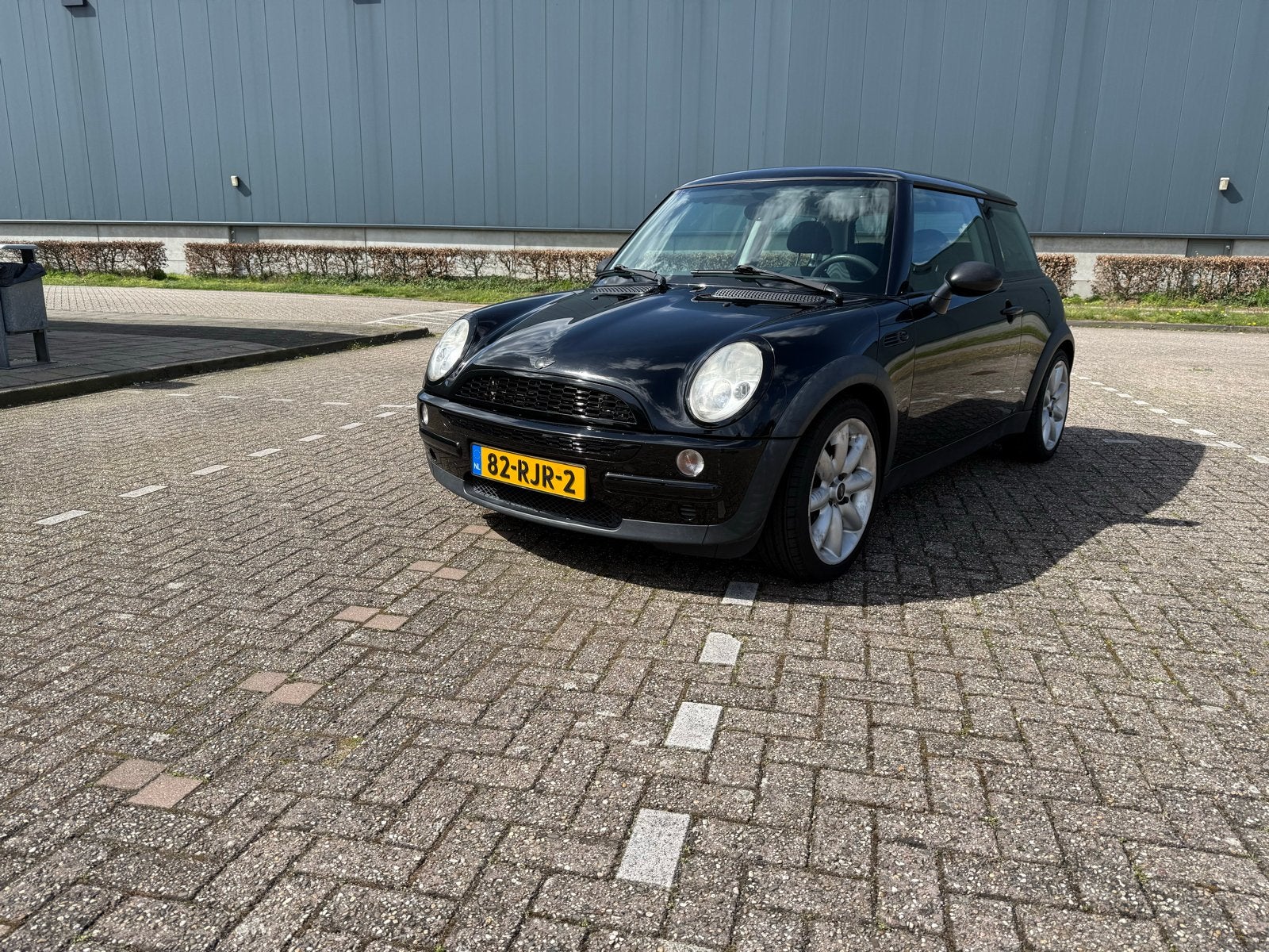 Mini ONE 2004 Zwart, Auto's, Mini, Particulier, Airconditioning, Bluetooth, Elektrische ramen, Open dak, Benzine, D, Hatchback