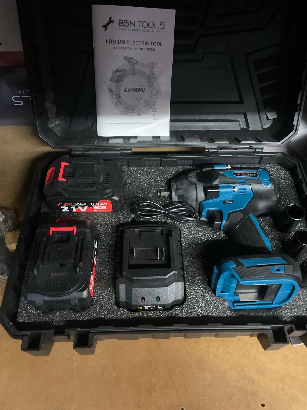 BSN Tools Accu Slagmoersleutel 21V 6.0Ah - Nieuw in koffer, Ophalen of Verzenden, Nieuw