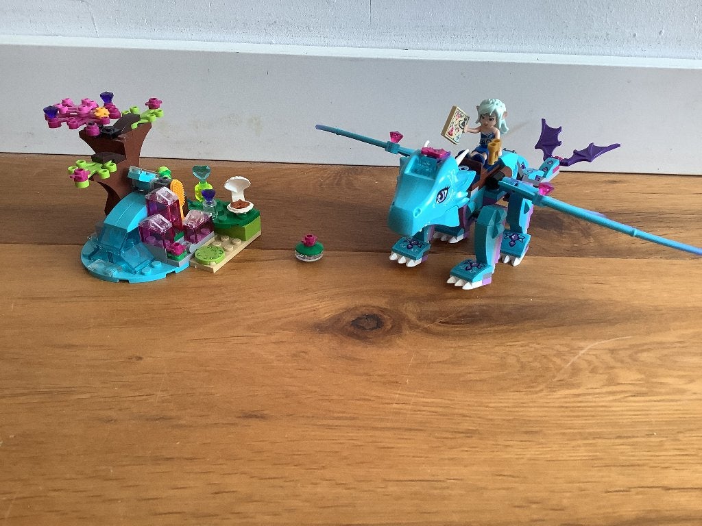 LEGO set Het waterdraak avontuur 41172 - Compleet - Elves, Overige thema's, Lego, Ophalen of Verzenden, Zo goed als nieuw