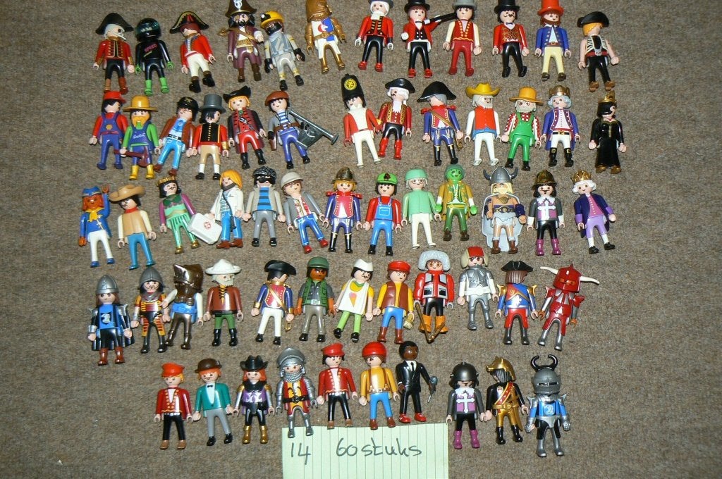 103 playmobil poppetjes, Ophalen of Verzenden, Gebruikt, Losse onderdelen, Overige typen