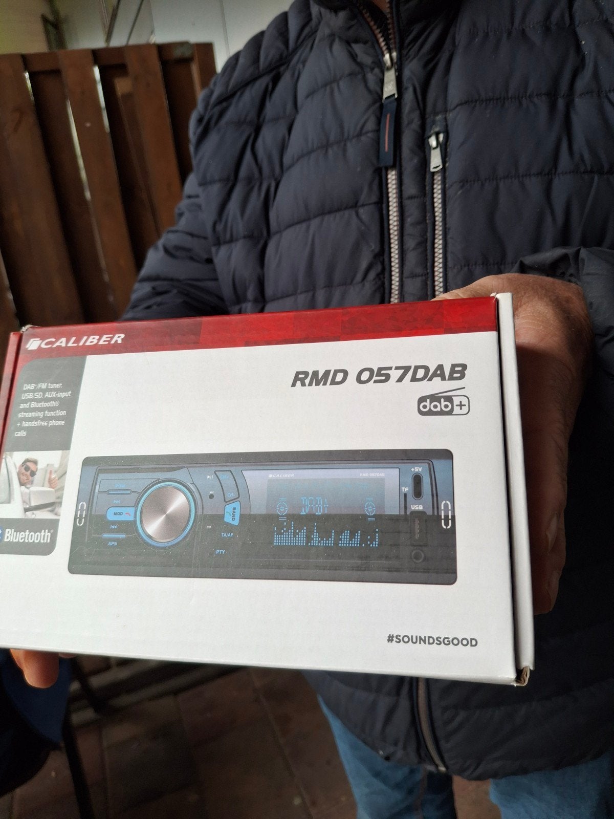 auto radio caliber USB, Ophalen, Zo goed als nieuw, Radio