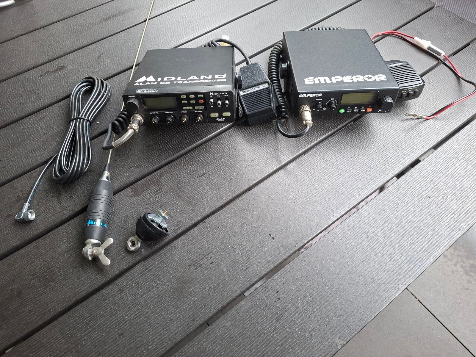 27 MC Zendbakjes Midland en President, Telecommunicatie, Overige Telecommunicatie, Ophalen, Gebruikt